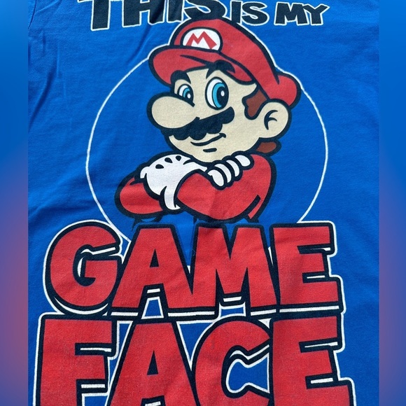 Super Mario Bros Boys Size 7/8 Graphic Tee Shirt Bundle - Picture 4 of 6